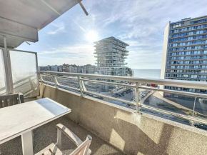 Oostende studio Royal Ascot Q7 met terras en zeezicht op toplocatie